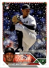 2023 Topps Holiday Jhony Brito #H138 New York Yankees 10C