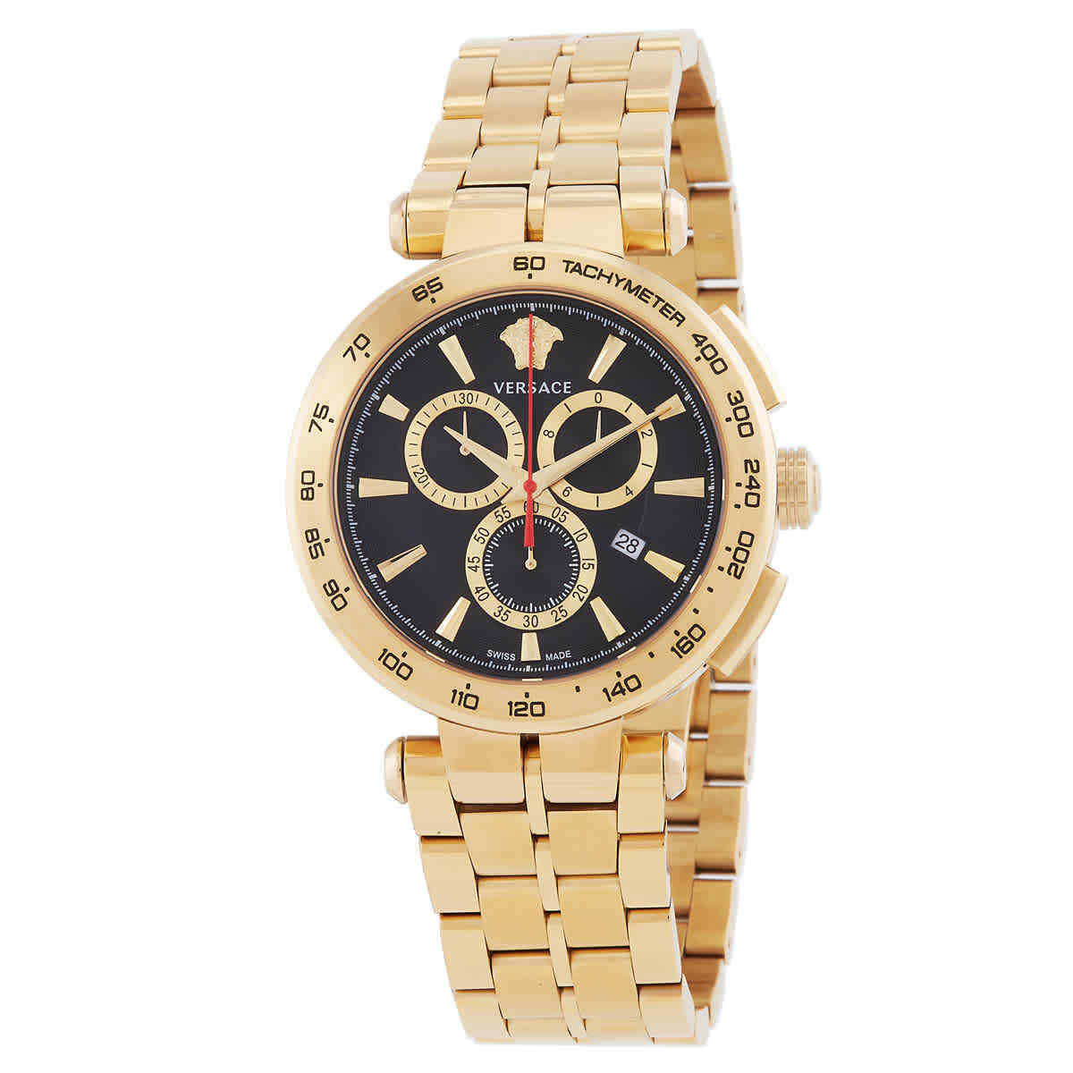 Versace Chronograph Quartz Black Dial Men's Watch VE6CA0623 Versace Chronograph Quartz Black Dial Men's Watch VE6CA0623