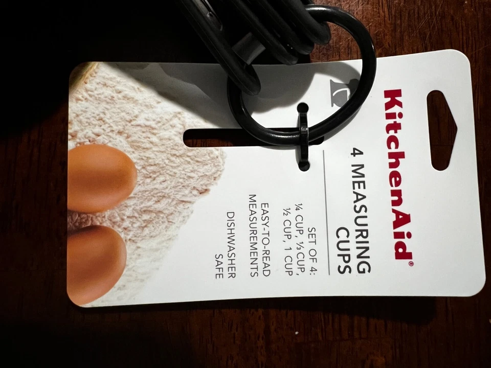 KitchenAid Measuring Cups, Set of 4, Tangerine - Image 3 of 4