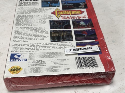 SEGA GENESIS - CASTLEVANIA: BLOODLINES Game COMPLETE New SEALED Box - See Photos - Picture 6 of 8