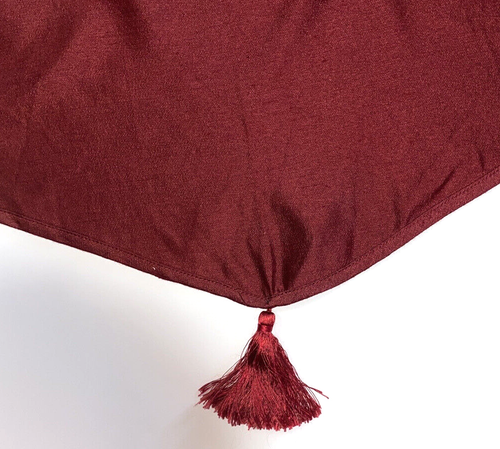 Set 8 JC Penney Curtains & Valances Window Treatments Drapes Dark Red Decorator - Picture 3 of 5