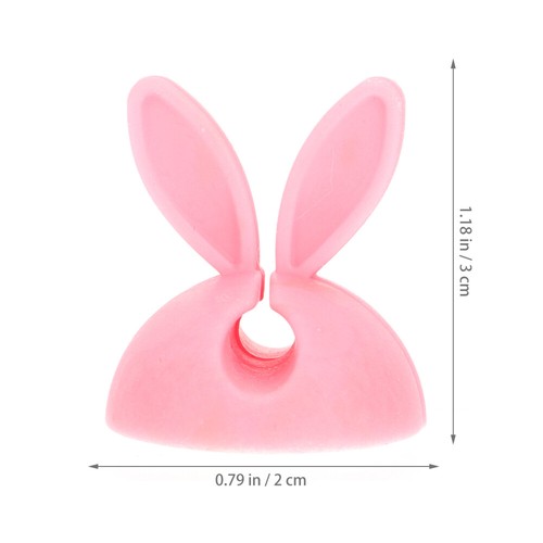 32 Pcs Kaninchen -Ohrfixiergerät Datenkabelclips Dekorationsclips - Afbeelding 8 van 12