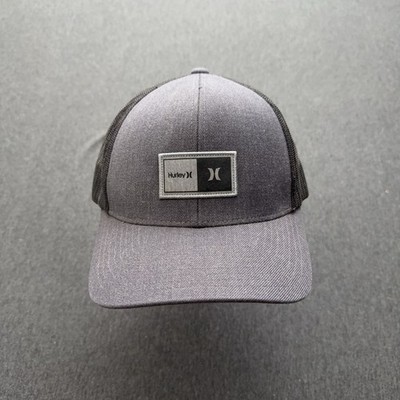Hurley Hat OSFA Gray Yupoong Classics Trucker Mesh Adjustable Skater Beach