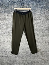 Vince Pants Womens Medium Olive Green Tapered Pull On Casual Ankle Relaxed Fit
