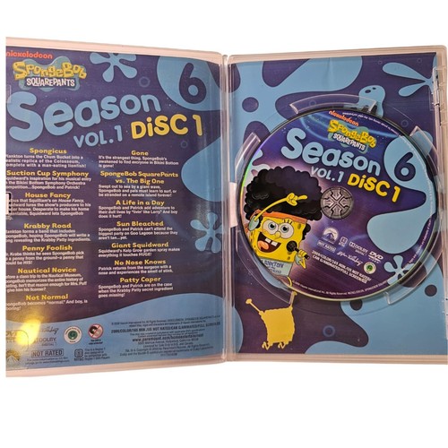 SpongeBob SquarePants 5 DVD Lot – Lost in Time, Triton’s Revenge, Season 6 Vol 1 - Picture 17 of 19