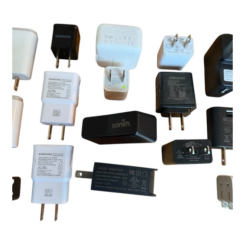 32x LOT Of USB 1A Wall Power Block Cube - Apple, Samsung, LG, Palm, Universal - Picture 7 of 19