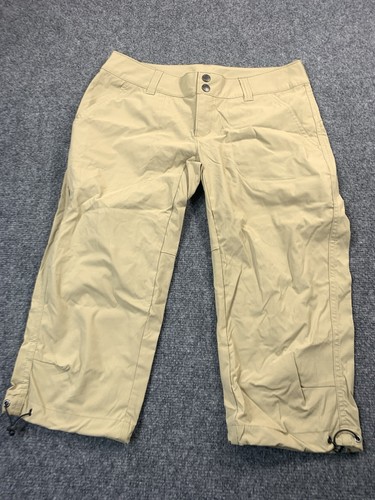 Columbia Pants Women 6 Lightweight Outdoors Lightweight Capri Beige