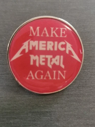 METALLICA DONALD TRUMP kill Em All Master Of Puppets Black Album Pin Badge New 