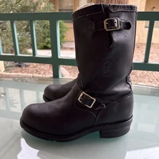 Chippewa Black   Steel Toe Boots 11" 1823   Size 11