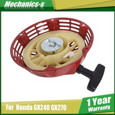 Red Recoil Pull Start Assembly Cover For Honda GX240 GX270 Mounting Bolts New