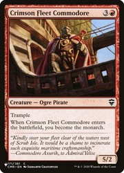Crimson Fleet Commodore 171/361 The List