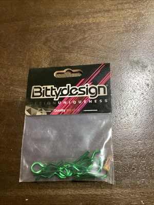 Bittydesign 1/8 Body Clips (Green) [BDYBC-88GR]