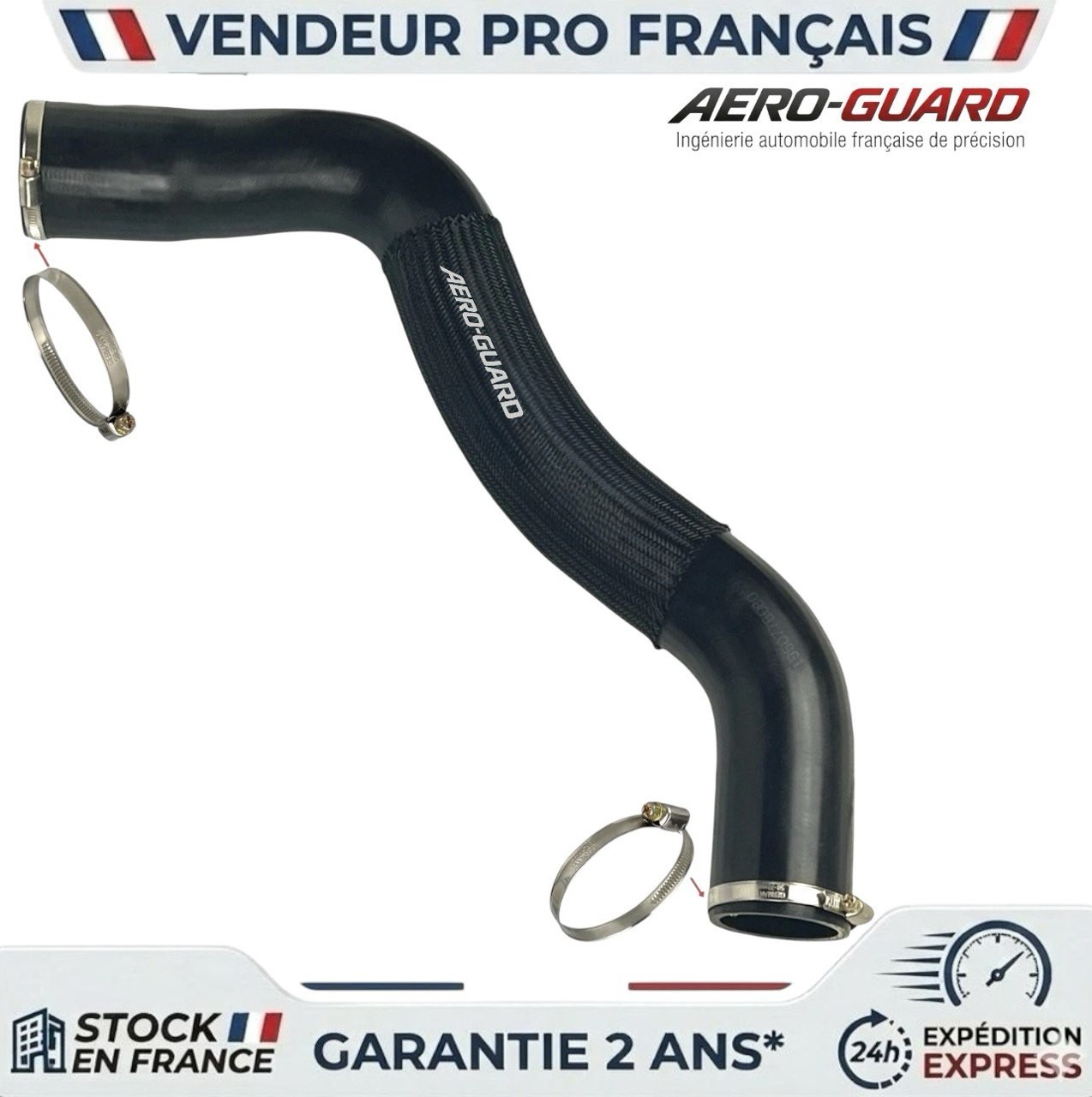 Durite de turbo Fiat Ducato 2.3 D AERO-GUARD anti-craquelure à haute pression