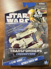 Hasbro Star Wars Transformers Crossovers Clone Gunner To Republic Fighter Tank