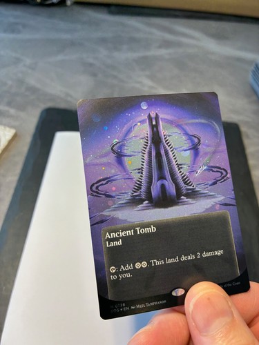 Magic the Gathering MTG Ancient Tomb (0136) GALAXY FOIL Card NM/M Stellar RARE! - Imagen 8 de 9