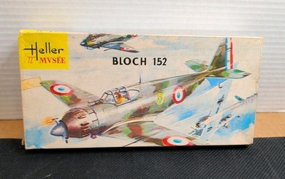 Heller 1:72 Bloch 152 Vintage Model Airplane Kit No. L091, Complete