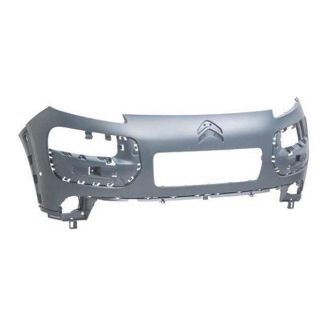 Pare-choc avant pré-percé pour radar Citroen C4 Cactus 2014 à peindre en ABS