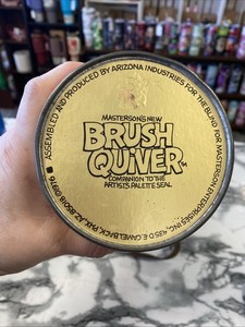 15” 1970s Masterson Art Products Artist Brush Quiver Traveling Case Plein Air