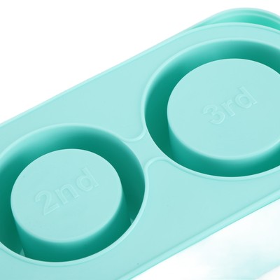 Ice Cube Tray For Tumbler Silicone Ice Maker For Making 3 Hollow Cylinder With