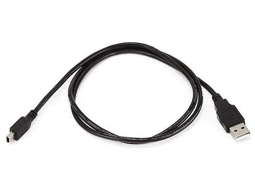 3-Feet USB a to Mini-B 5Pin 28/28AWG Cable (103896) Black - Afbeelding 4 van 12