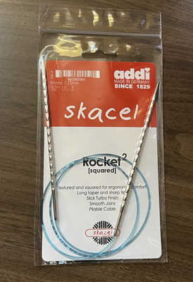 Addi Skacel Rocket2 Circular Knitting Needles US size 3 32'' cable