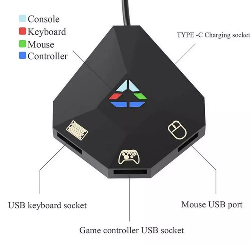 Keyboard and Mouse Converter Adapter for Switch for PS4 for XBOX ONE/360 Console - Picture 15 of 23