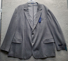 Stafford Blazer Jacket Men 56L Multi Comfort Stretch Notch Lapel Single Breasted