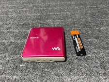 Sony MZ-E630 MD Mini Disc Walkman Audio Player Pink Tested Working Used