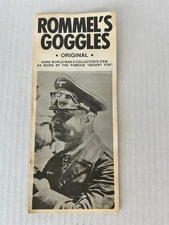 VINTAGE PHAMPHLET FOR A WW2 COLLECTOR'S ITEM CALLED ROMMEL'S GOGGLES