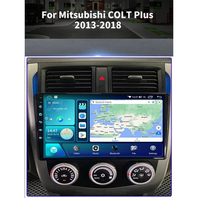 For Mitsubishi Colt Plus 2013-2018 CarPlay Display Android Auto Radio Navigation