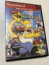 The Simpsons: Hit & Run Greatest Hits PS2 no manual untested