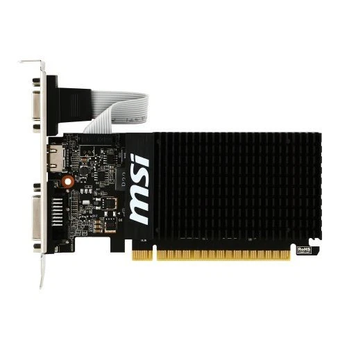 MSI GT710, 2GB DDR3, VGA, DVI, HDMI, Silent, 954MHz Clock, Low Profile wBracket - Image 3 of 4