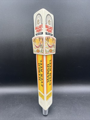 Ballast Point Brewing Mango Even Keel IPA Beer Tap Handle 11.5'' Tall 