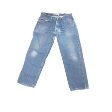 Levis 550 Relaxed Fit Blue Denim Jeans Mens 36x29 Medium Wash Tapered Leg 00550