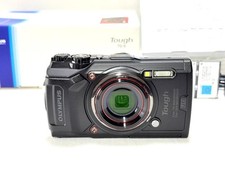 OLYMPUS Tough TG-6 Black Compact Digital Camera Tested Working Seller Japan