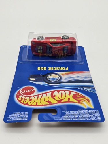 Hot Wheels Blackwall Red Porsche 959 International Chrome Ultrahots - Picture 5 of 7