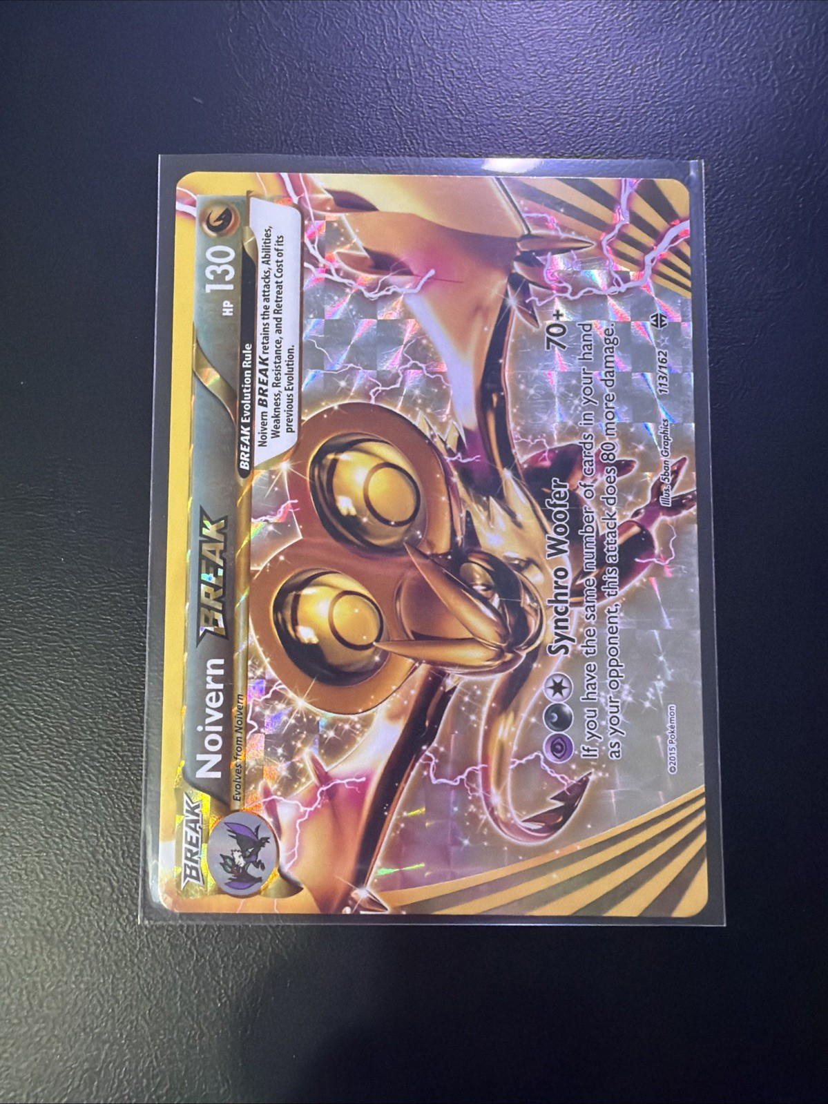 Noivern BREAK - 113/162 - Pokemon Breakthrough XY Ultra Rare Card LP