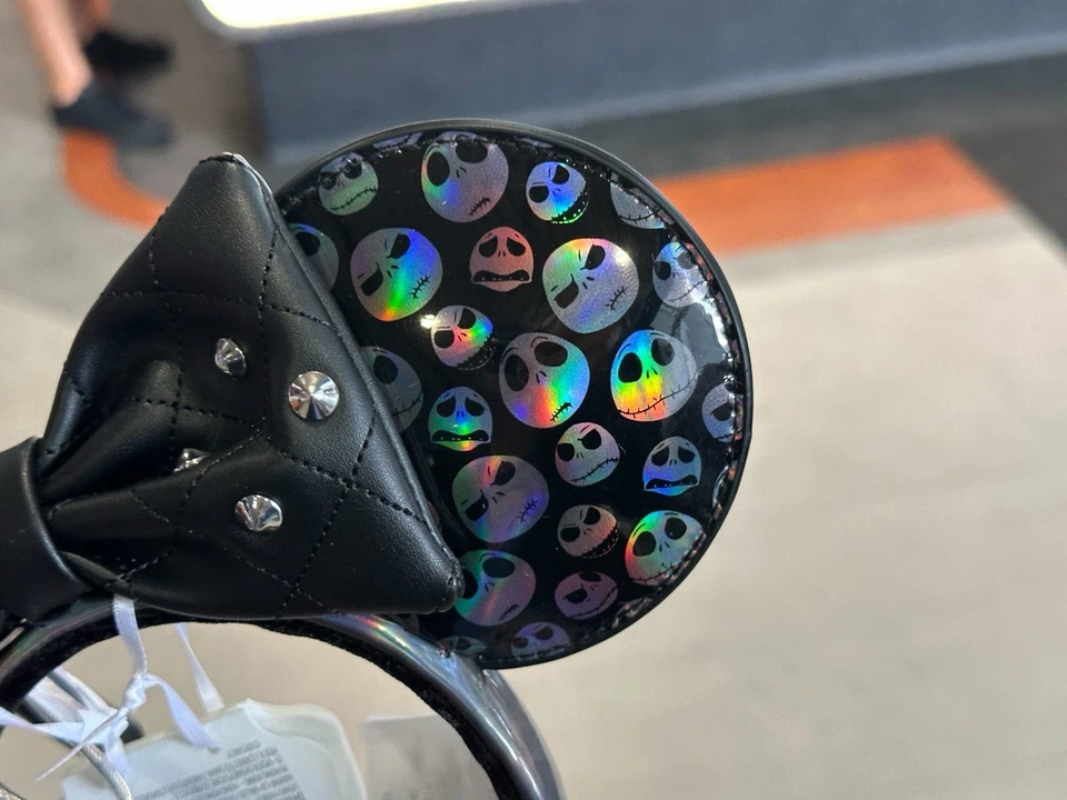 2025 Disney Parks Nightmare Before Christmas Jack Skellington Ears Headband NEW - Image 2 of 3