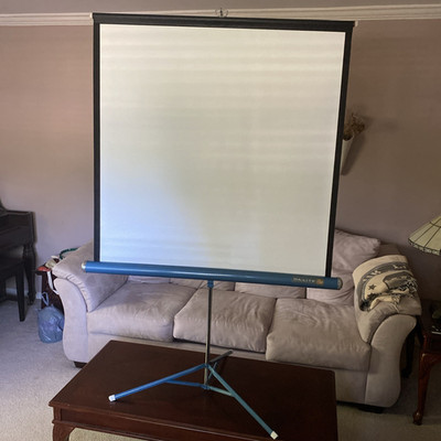 Vintage Da-Lite Flyer 40x40 Projection Screen