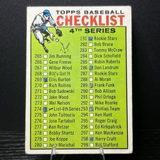 1960 Topps #274 Checklist 4th Series VG Vintage Baseball Card Marked