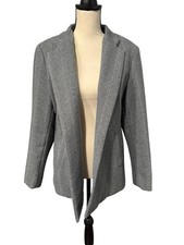 ChouYatou Sage and Dark Gray Two-Tone Coat Size L