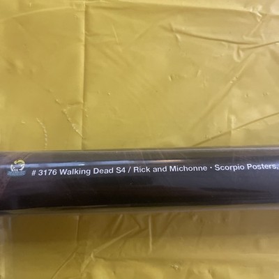 Walking Dead Season 4 Poster Rick and Michonne Sealed New Scorpio Posters 3176