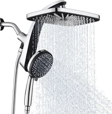 High Pressure Rain Shower Head: Upgrade Shower Heads with Handheld Spray Combo w