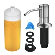 Soap Dispenser for Kitchen Sink, Built in Sink Soap Dispenser Lotion Dispense...