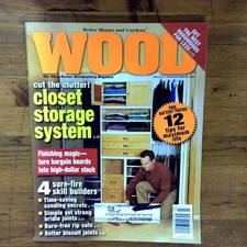 Better Home and Gardens Wood Magazine Issue 161 February 2005 Closet Storage