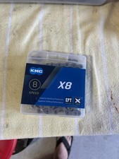 KMC X8 8-Speed 116L Bicycle Chain - Silver