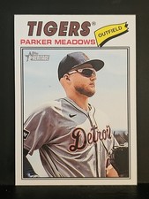 2026 Topps Heritage #208 Parker Meadows TIGERS