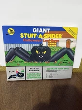 Sun Hill Giant Stuff A Spider Leaf Bag Yard Decor Halloween Vintage 1990 NOS 
