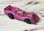 Vintage Hot Wheels Jet Threat Redline Pink Hong Kong 1970 Die-Cast Car Original