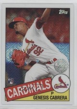 2020 Update Silver Pack 1985 Topps Chrome Baseball Genesis Cabrera #CPC-39 10qk